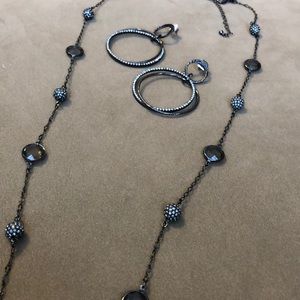 Lia Sophia Earrings and necklace